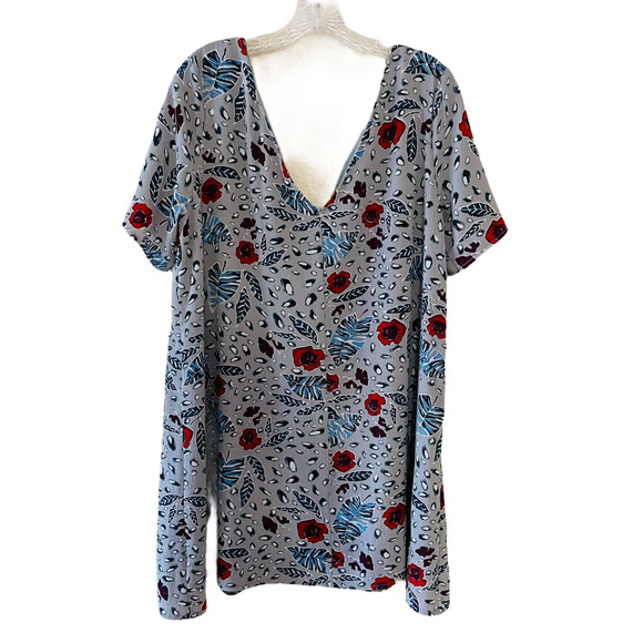 Glamorous Floral Button Up Tunic Dress 16 - Picture 6 of 7